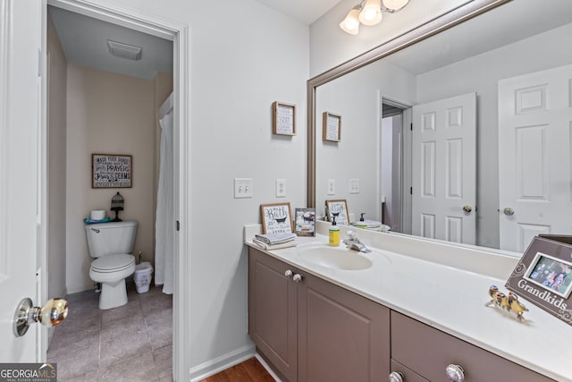 9255 Old Preserve Trl, Ball Ground, GA 30107 - full bath with vanity and tile patterned flooring