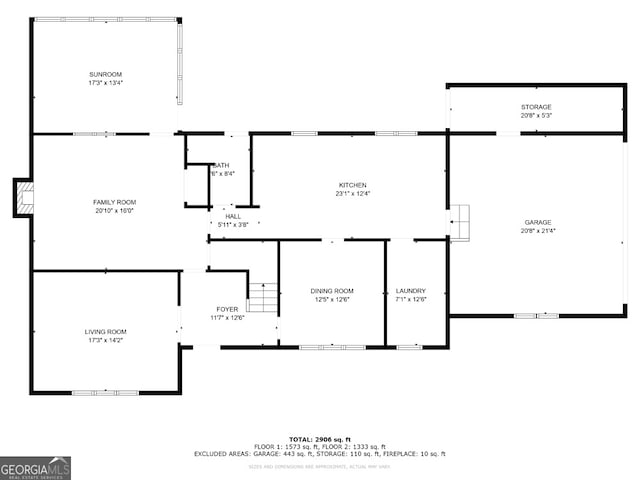 208 Earlwood Dr, Dublin, GA 31021 - plan