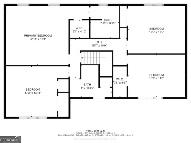 208 Earlwood Dr, Dublin, GA 31021 - floor plan