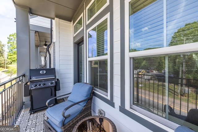 834 S Columbia Dr, Decatur, GA 30030 - balcony with area for grilling