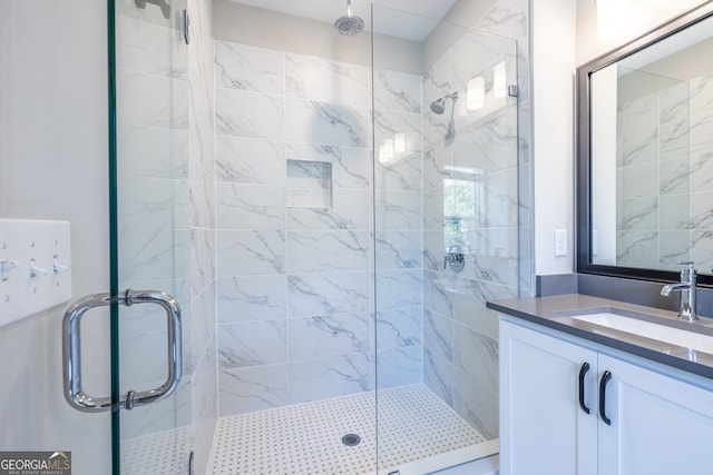 834 S Columbia Dr, Decatur, GA 30030 - bathroom with a shower stall and vanity