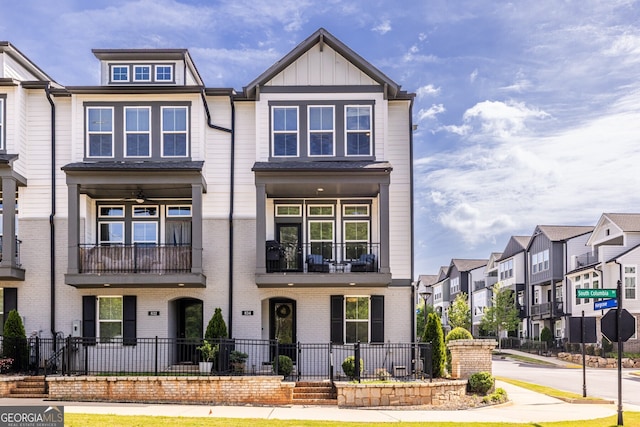834 S Columbia Dr, Decatur, GA 30030 - multi unit property featuring a residential view, brick siding, and fence