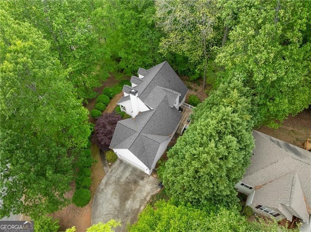 aerial view