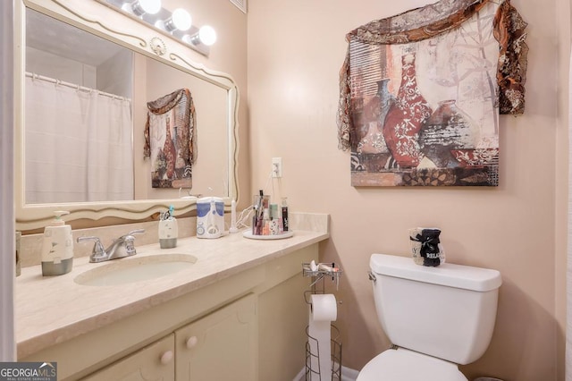 2937 Torreya Way SE, Marietta, GA 30067 - bathroom with toilet and vanity