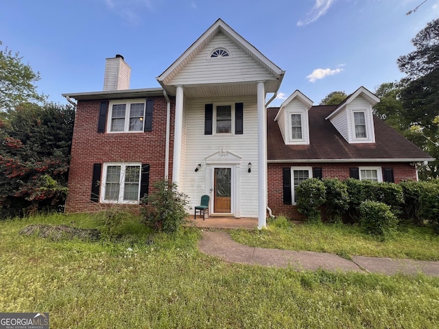 11 Lakeview Ln, Stockbridge, GA 30281 - greek revival house with a chimney and brick siding