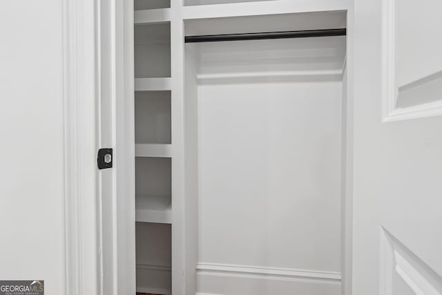 view of closet