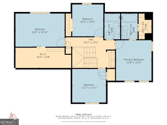1914 Phillips Lake Blf, Lithonia, GA 30058 - floor plan