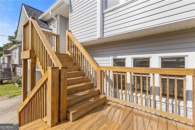 4811 Nevilly Way, Marietta, GA 30066 - deck with stairway