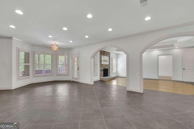 2932 Springbluff Ln, Buford, GA 30519 - spare room featuring recessed lighting, visible vents, ceiling fan, and light colored carpet