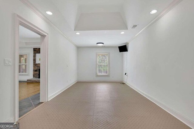2932 Springbluff Ln, Buford, GA 30519 - unfurnished dining area featuring an inviting chandelier, a decorative wall, light wood-type flooring, and visible vents
