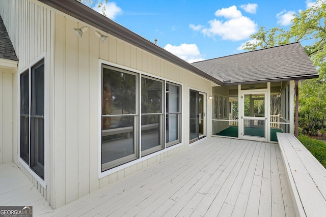 45 Herons Nest, Savannah, GA 31410 - deck with a sunroom