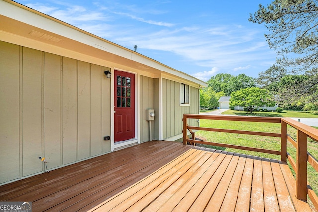 898 Doeskin Dr NW, Conyers, GA 30012 - view of deck