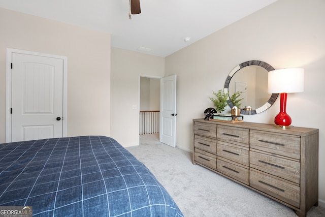 1027 Victoria Heights Dr, Dallas, GA 30132 - bedroom with carpet floors and ceiling fan