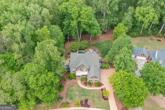 drone / aerial view