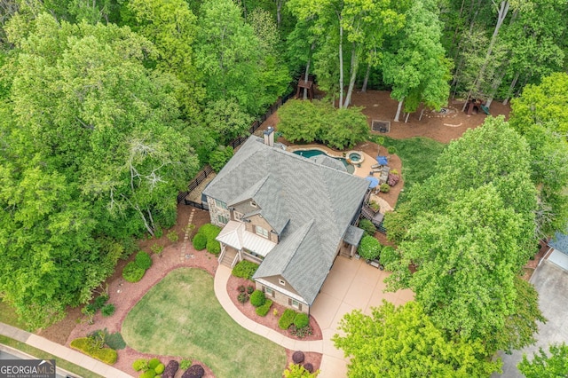 bird's eye view