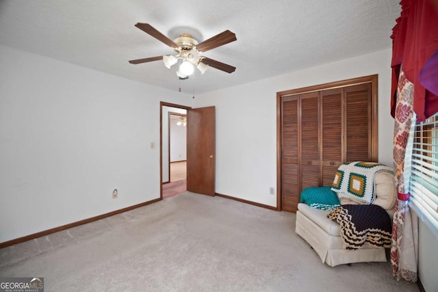 110 Otelia Ln, Covington, GA 30014 - unfurnished room featuring baseboards, light carpet, and ceiling fan