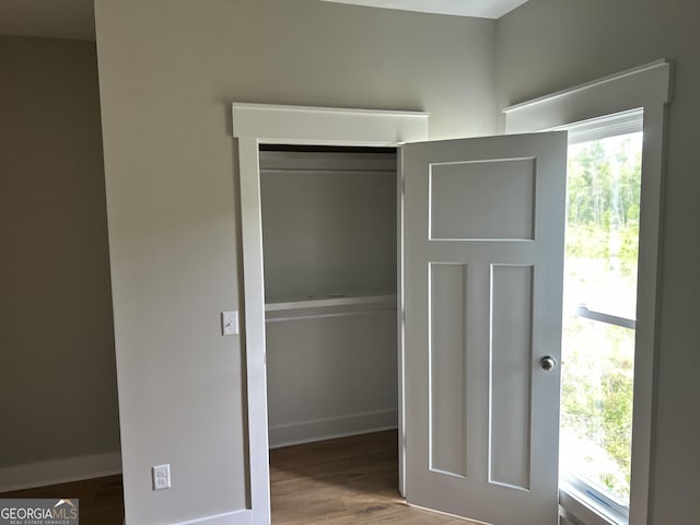 view of closet