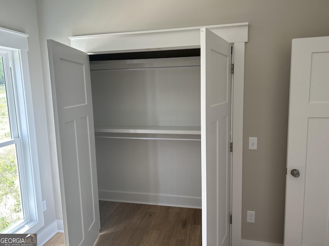 view of closet