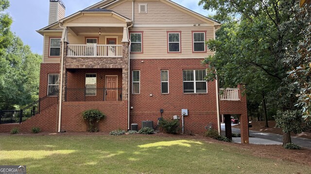 718 Province Pl SE, Atlanta, GA 30312 - view of patio with a balcony