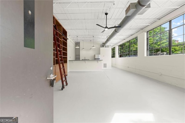 830 Dekalb Ave Unit 1, Atlanta, GA 30307 - unfurnished living room featuring visible vents and concrete floors
