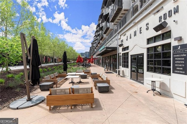 830 Dekalb Ave Unit 1, Atlanta, GA 30307 - view of community with outdoor lounge area