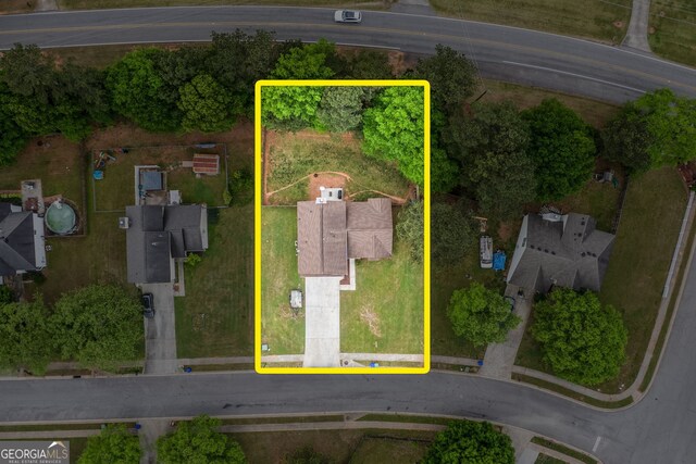 675 Michael Cir, Monroe, GA 30655 - aerial view of property and surrounding area featuring property parcel outlined