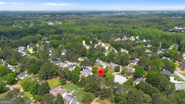 1720 Greystone Trce SE, Conyers, GA 30013 - aerial view of property's location with a heavily wooded area