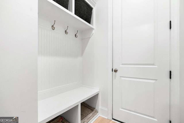 view of mudroom