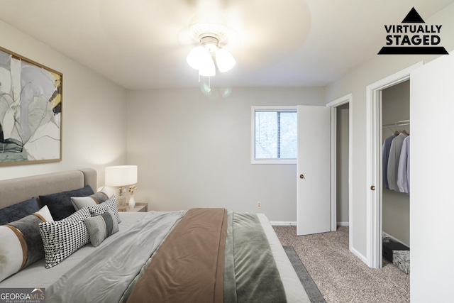 5802 Oakleaf Dr, Stone Mountain, GA 30087 - carpeted bedroom featuring baseboards and a closet
