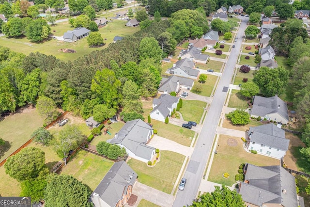220 Chandler Ct, Sugar Hill, GA 30518 - aerial overview of property's location featuring nearby suburban area