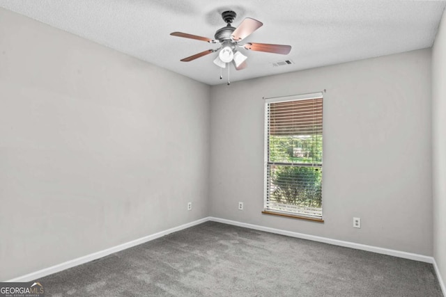 108 Ashwood Pt Unit 196, Eatonton, GA 31024 - carpeted spare room featuring ceiling fan and a textured ceiling