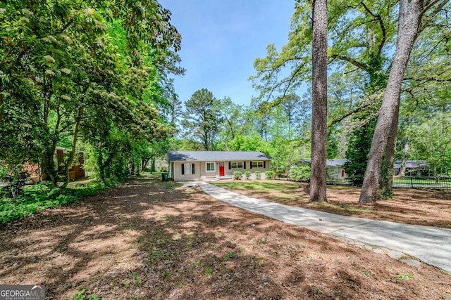 4442 Mercer Rd, Decatur, GA 30035 - view of front of property with fence and driveway