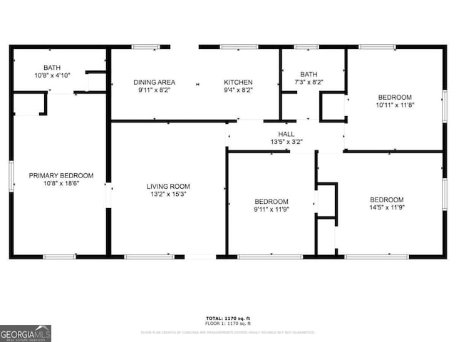 4442 Mercer Rd, Decatur, GA 30035 - view of layout