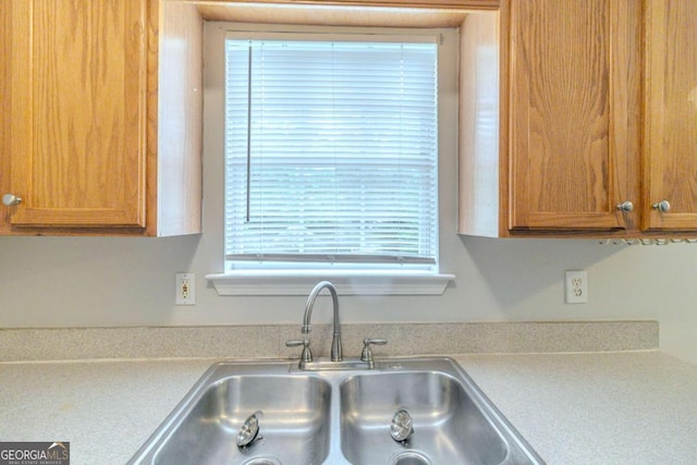 8051 Trinity Park Dr, Riverdale, GA 30296 - kitchen featuring light countertops and a sink