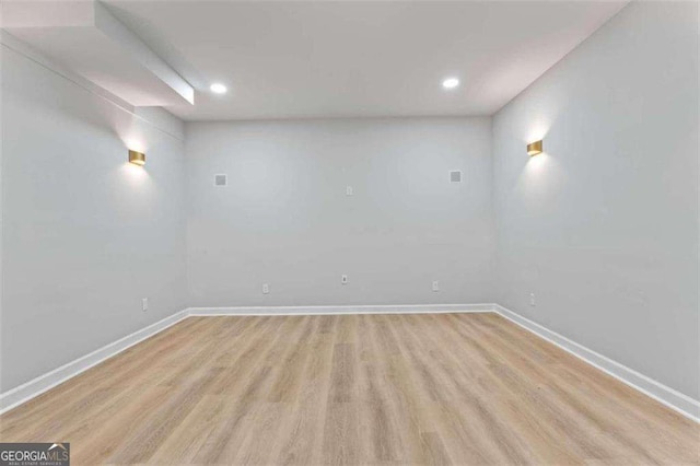 2023 Stoneleigh Dr, Stone Mountain, GA 30087 - finished basement featuring baseboards and recessed lighting