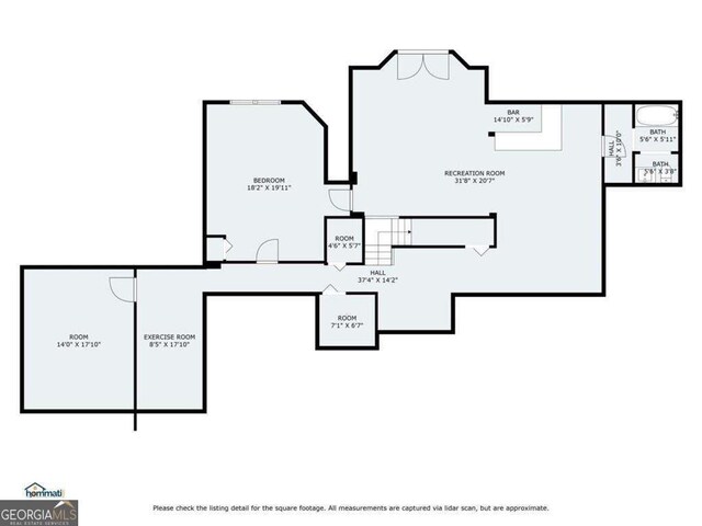 2023 Stoneleigh Dr, Stone Mountain, GA 30087 - floor plan