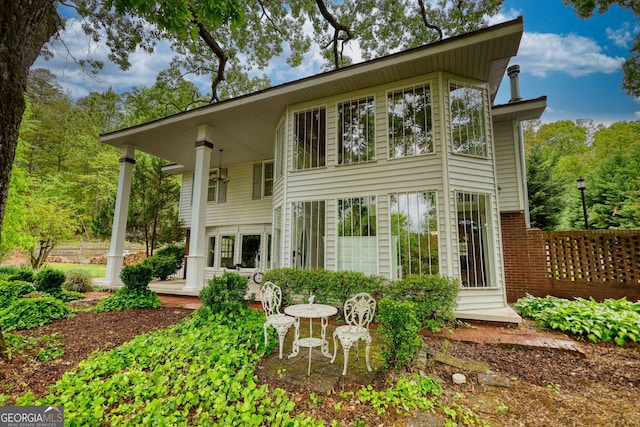 249 Birch Ln, Toccoa, GA 30577 - view of rear view of house