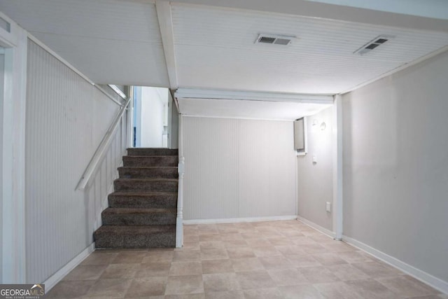 3664 Satellite Ter, Ellenwood, GA 30294 - staircase with visible vents and baseboards