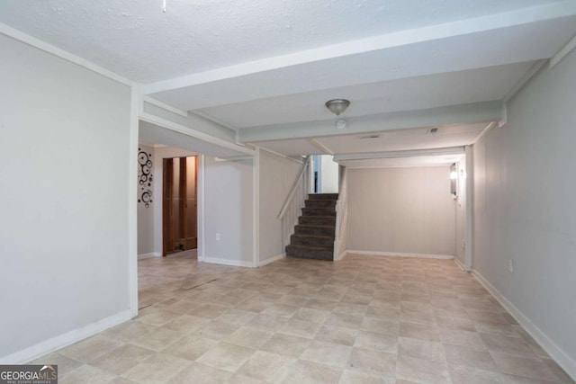 3664 Satellite Ter, Ellenwood, GA 30294 - finished basement featuring stairway and baseboards