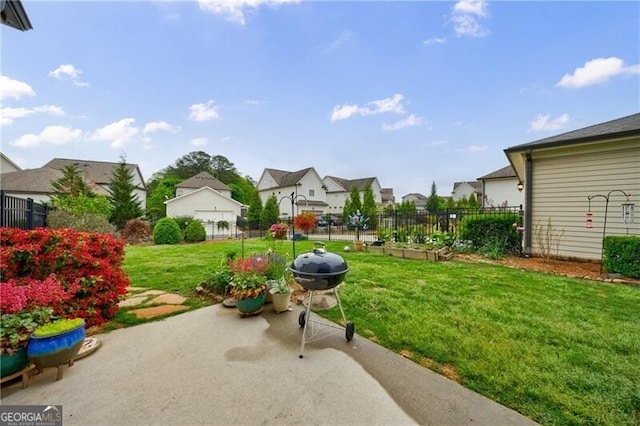 860 Hargrove Point Way, Alpharetta, GA 30004 - view of yard featuring fence, a patio area, and a residential view