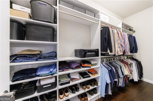 860 Hargrove Point Way, Alpharetta, GA 30004 - spacious closet with wood finished floors
