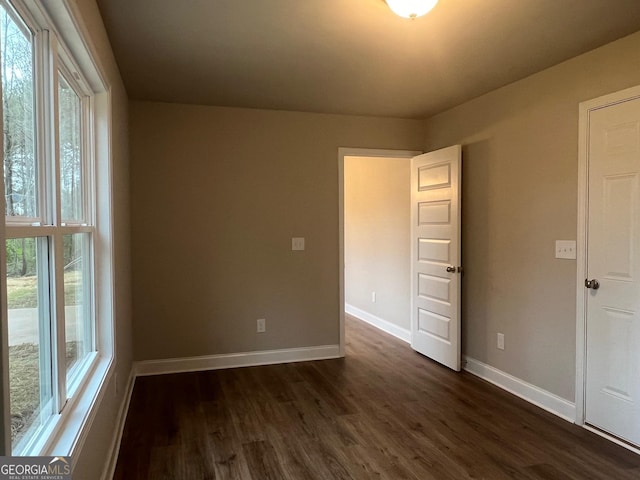 68 Davis Lake Rd Lot 16, Thomaston, GA 30286 - unfurnished room featuring dark wood finished floors and baseboards