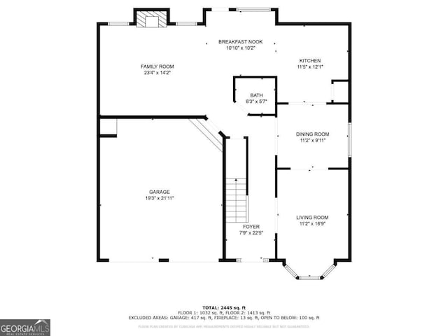 535 Pierpoint Dr, Atlanta, GA 30331 - floor plan