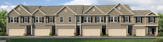 view of front of property with board and batten siding