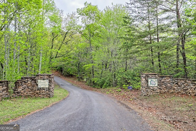 2608 The Rdgs, Hiawassee, GA 30546 - view of street featuring a view of trees
