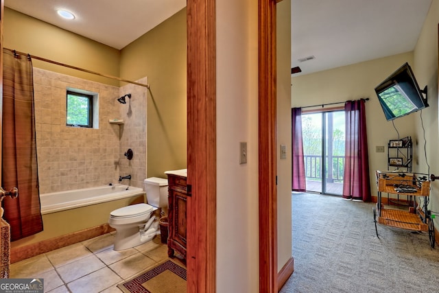 2608 The Rdgs, Hiawassee, GA 30546 - full bathroom with toilet, shower / bath combo, and vanity