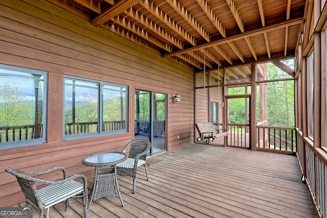 2608 The Rdgs, Hiawassee, GA 30546 - view of sunroom / solarium