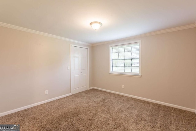 110 Valley View Ct, Tyrone, GA 30290 - carpeted spare room with crown molding and baseboards