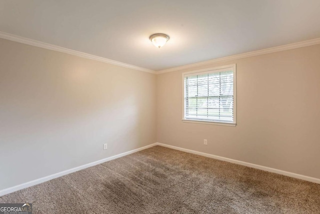 110 Valley View Ct, Tyrone, GA 30290 - carpeted spare room featuring crown molding and baseboards