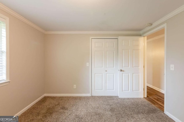 110 Valley View Ct, Tyrone, GA 30290 - unfurnished bedroom with carpet, a closet, and baseboards
